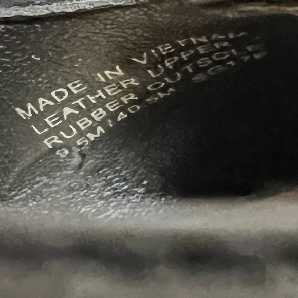 MICHAEL KORS Black Leather Slingback Block Heel Shoes Women Size 9.5M - Picture 6 of 14